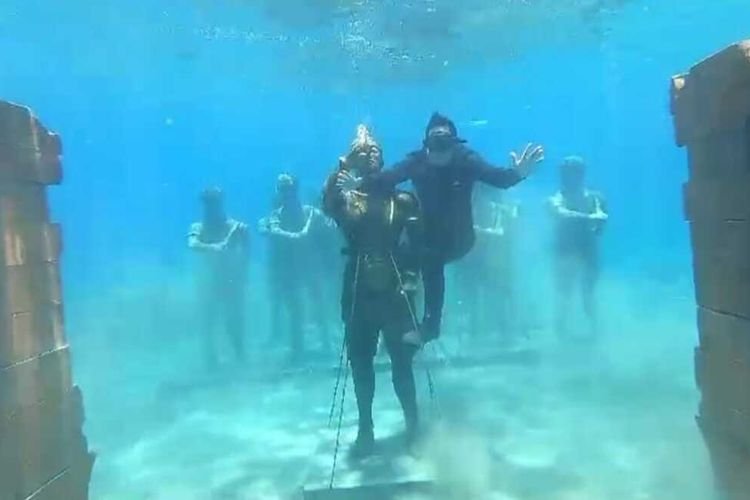 Patih Gadjah Mada dan Pasukan Majapahit Akan Temui Wisatawan Saat Snorkeling